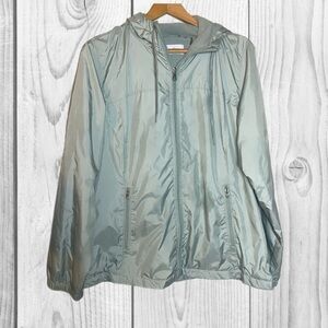 Calvin Klein Light Sage Hooded Jacket size large